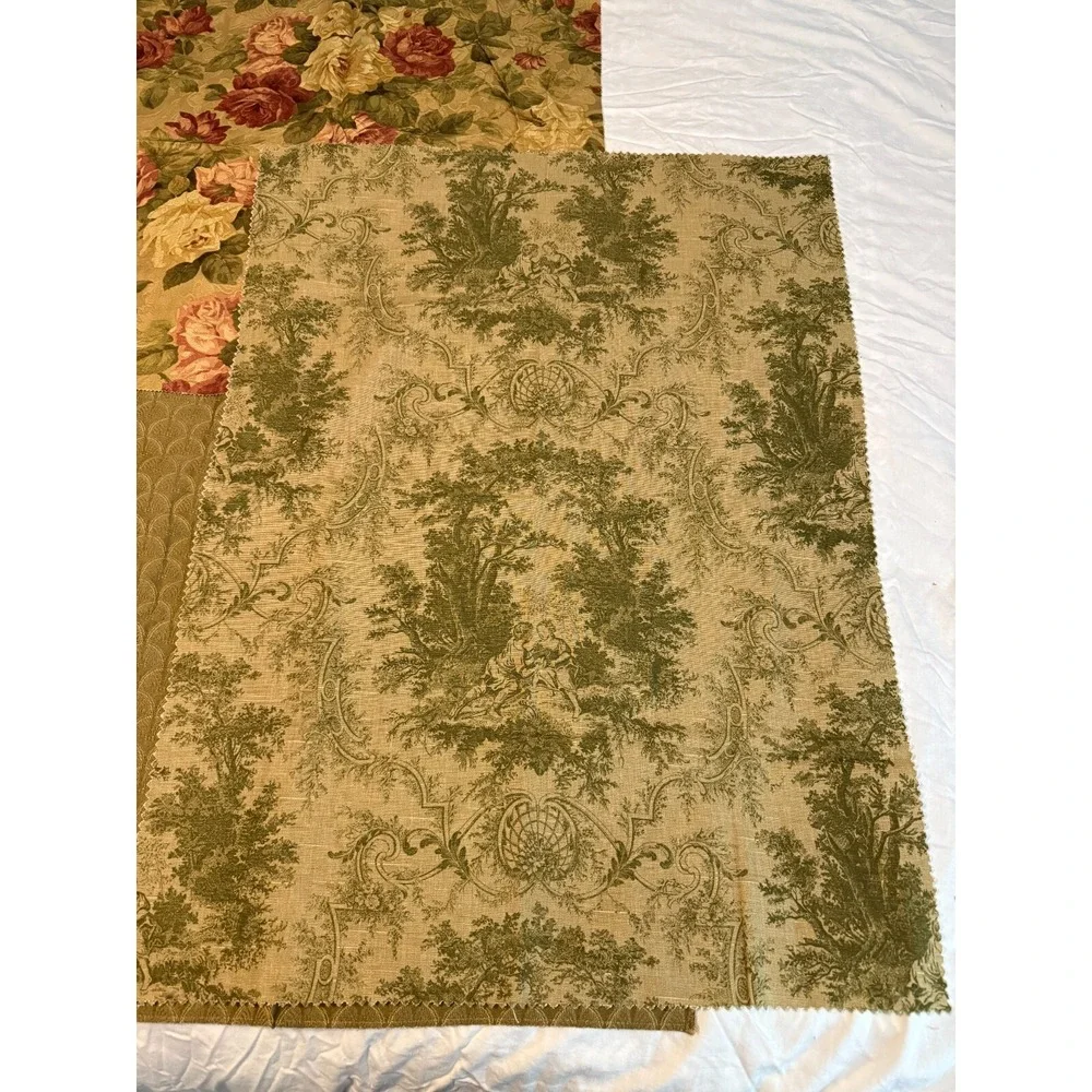 Lot of 7 shades of brown print designs‎ fabrics 25